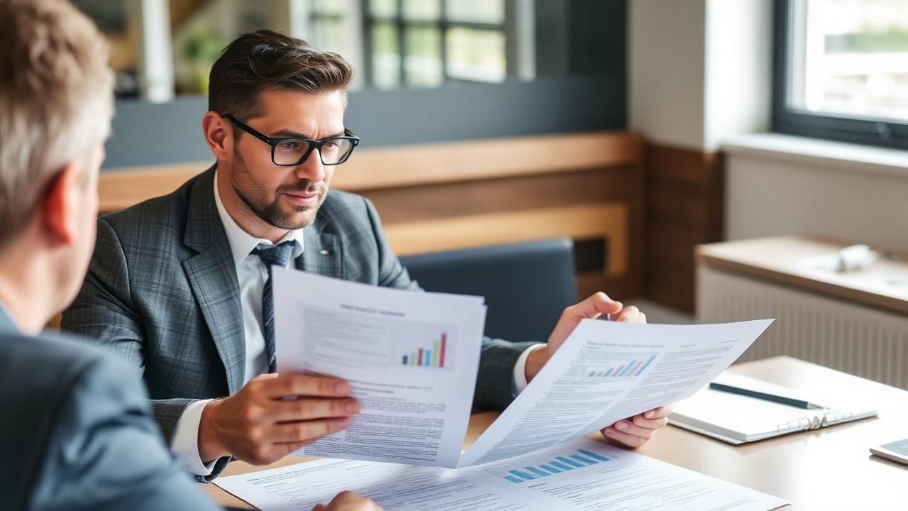 Accredited investor reviewing oil gas private placement program documents