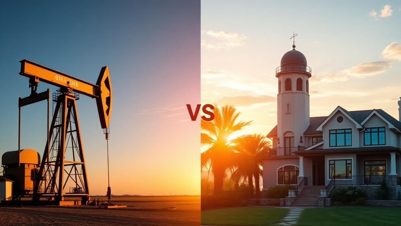 Oil investments vs real estate tax comparison for high-income investors